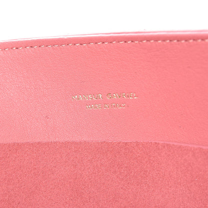 Mansur Gavriel Suede Large Sun Bag Blush 6 of 8