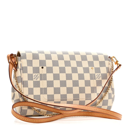 Louis Vuitton Damier Azur Favorite MM 3 of 11
