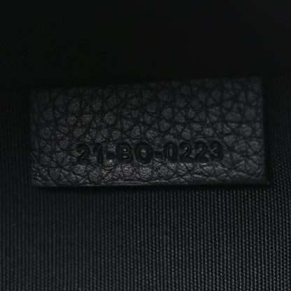 Christian Dior Grained Calfskin Oblique Scarab Sling Bag Blue Black 6 of 9