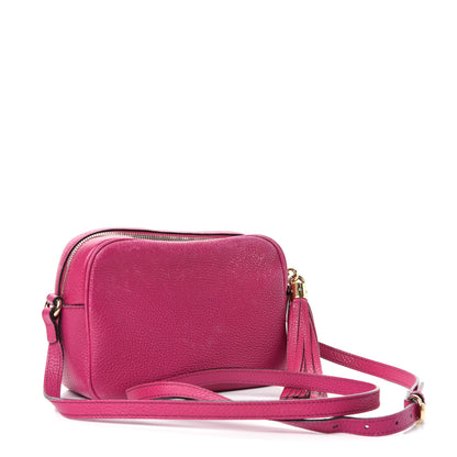Gucci Cellarius Calfskin Small Soho Disco Bag Bright Bouganville 3 of 10