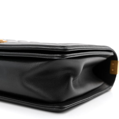 Chanel Calfskin Quilted New Medium Boy Flap Black 10 of 12