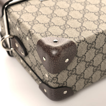 Gucci GG Supreme Monogram Globe-Trotter Beauty Case Brown 11 of 14
