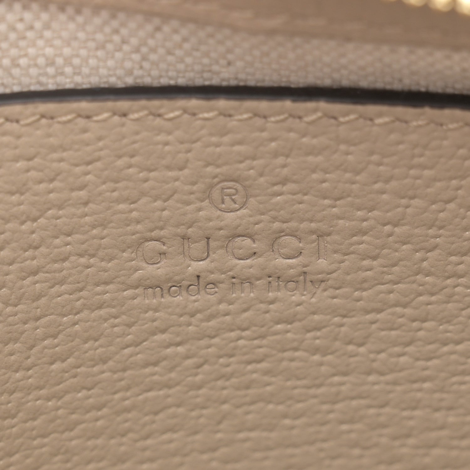 Gucci GG Supreme Monogram Textured Dollar Calfskin Web Small Ophidia GG Handbag Beige Mystic White Oatmeal 6 of 10