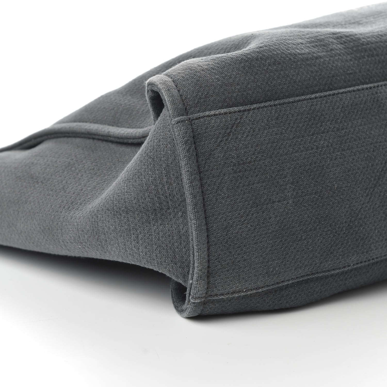 Chanel Canvas Extra Large Deauville Tote Grey 7 of 10