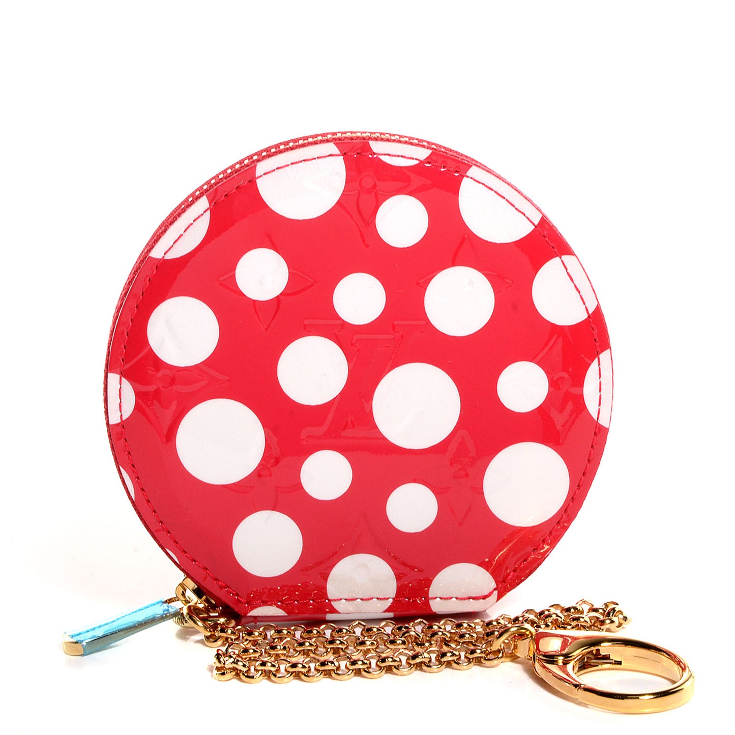 Vernis Kusama Infinity Dots Chapeau Coin Purse Red