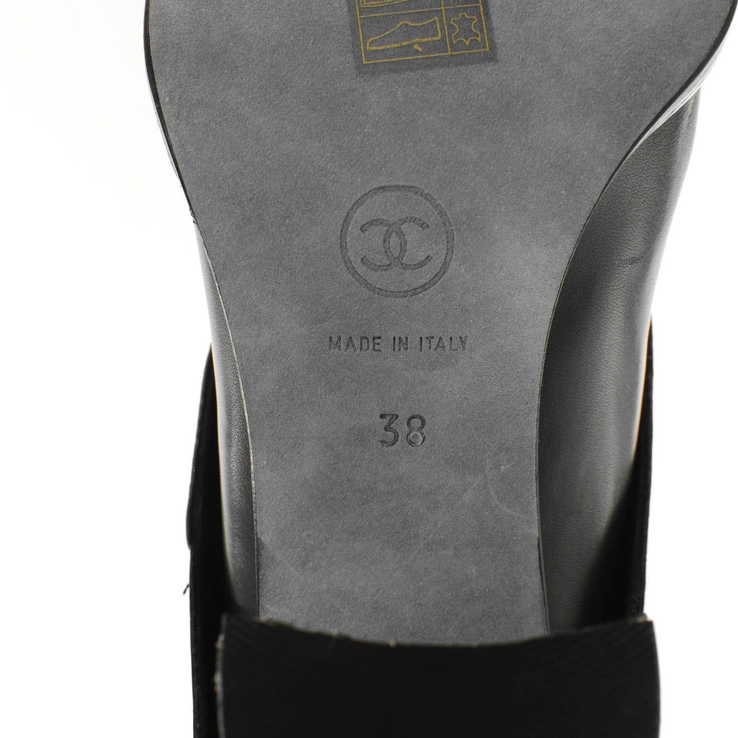Calfskin Knee High Boots 38 Black