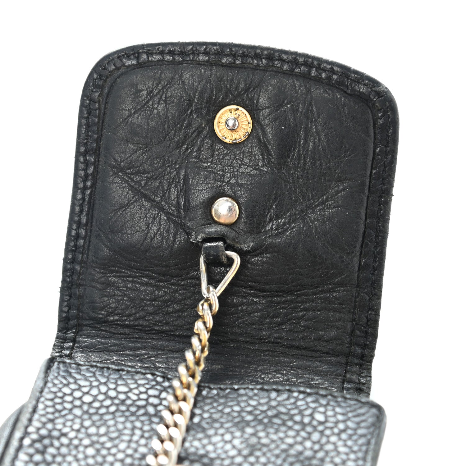 Chanel Caviar Timeless CC Key Holder Bag Charm Black 8 of 16