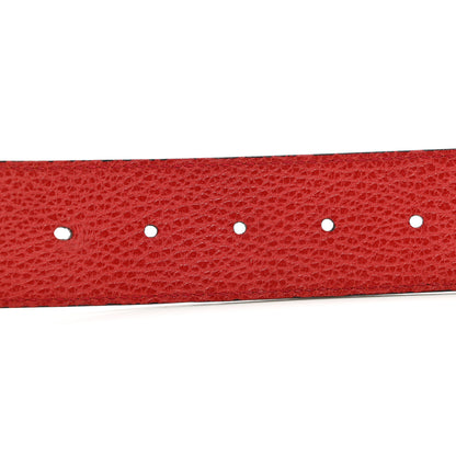 Gucci Calfskin 1973 Reversible Belt 90 36 Black Red 5 of 7