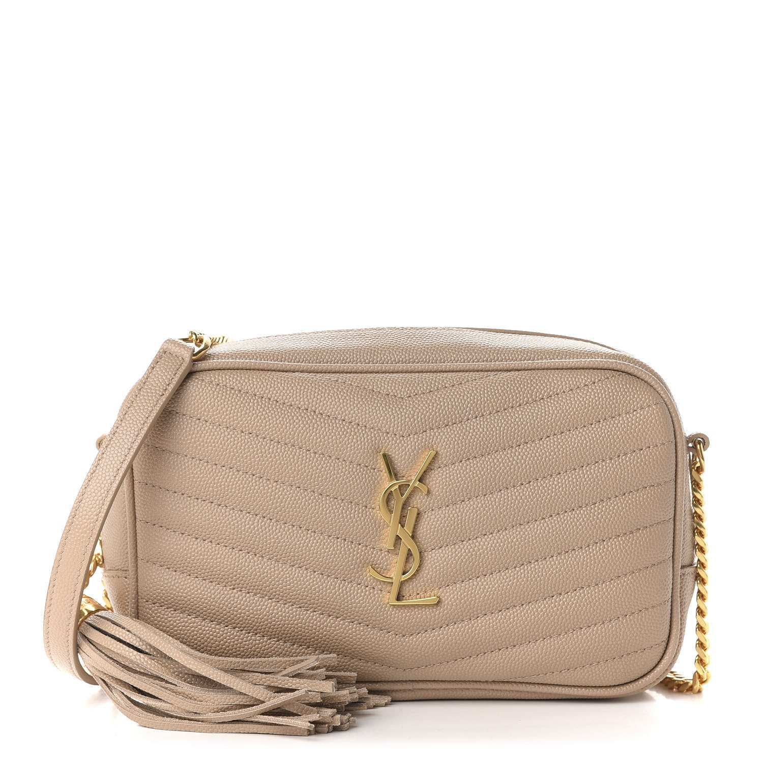 Saint Laurent Grain De Poudre Matelasse Monogram Mini Lou Camera Bag New Powder 1 of 10