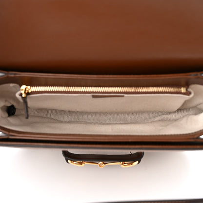 Gucci GG Supreme Monogram Geometric Horsebit 1955 Shoulder Bag Beige Multicolor Brown Sugar 5 of 10