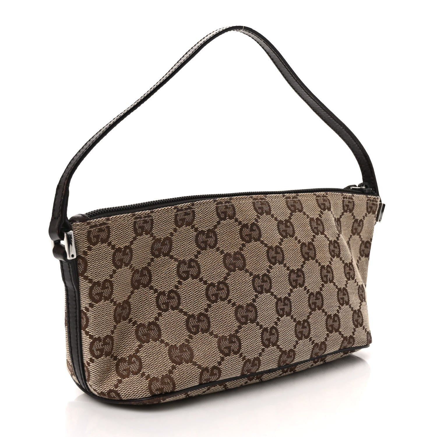 Gucci Monogram Boat Pochette Brown 3 of 11