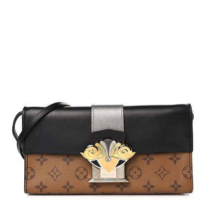 Louis Vuitton Calfskin Reverse Monogram Column Clutch 1 of 8
