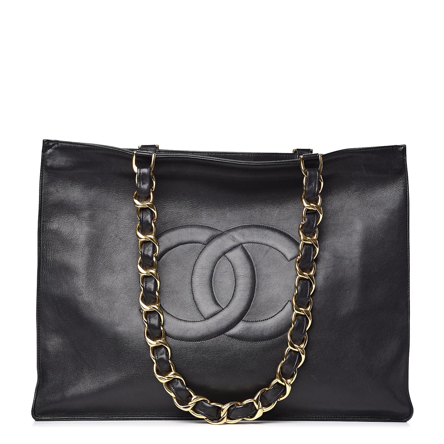 Lambskin CC Shoulder Bag Black