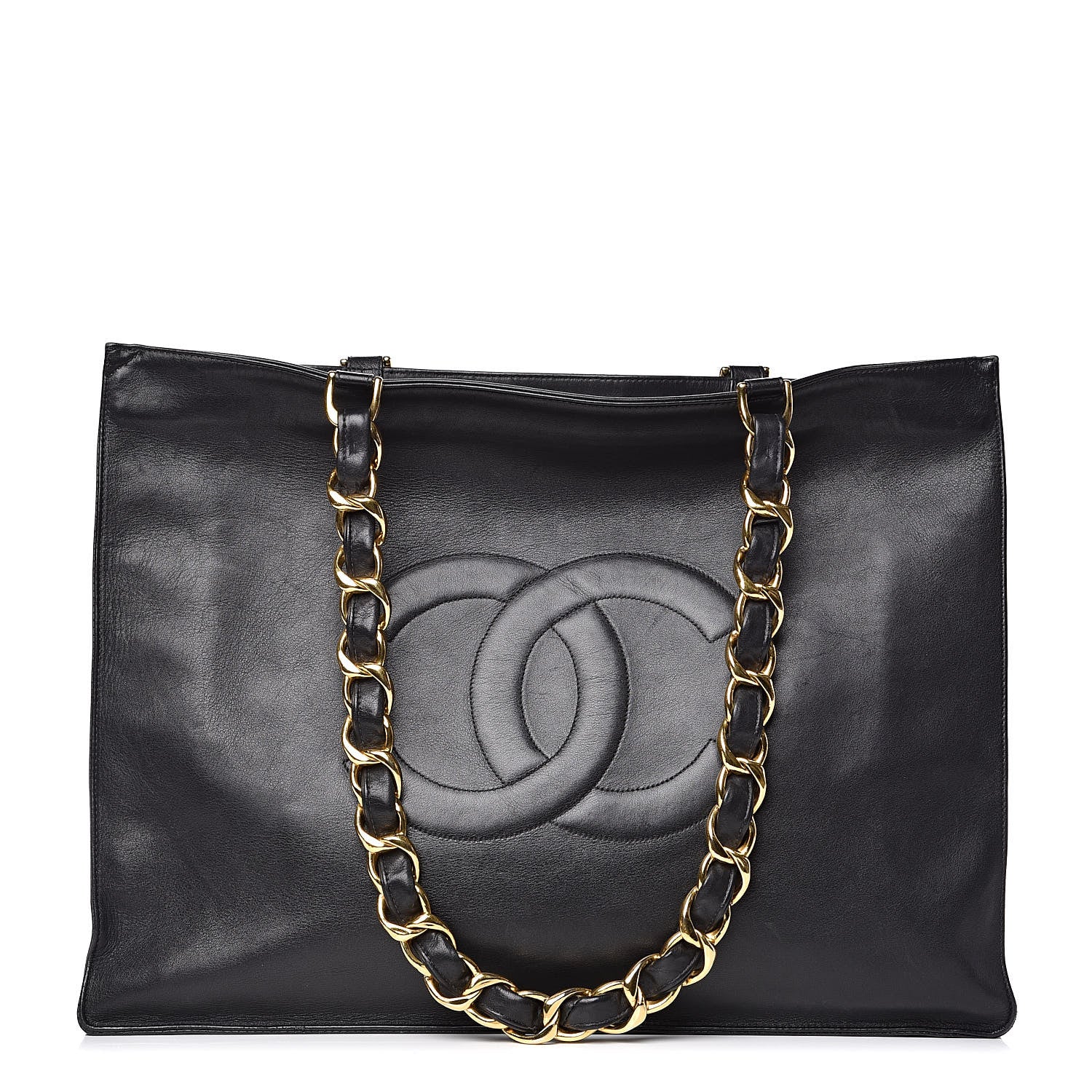 Chanel Lambskin CC Shoulder Bag Black 1 of 17