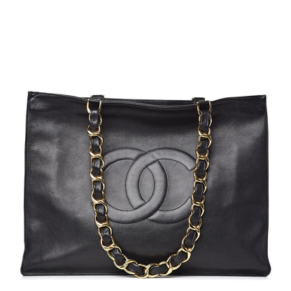 Chanel Lambskin CC Shoulder Bag Black 1 of 17