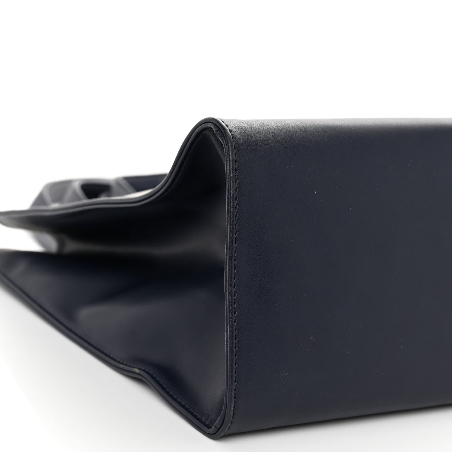 Telfar Vegan Leather Medium Shopping Bag Navy 8 of 9