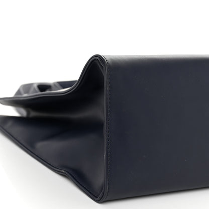 Telfar Vegan Leather Medium Shopping Bag Navy 8 of 9