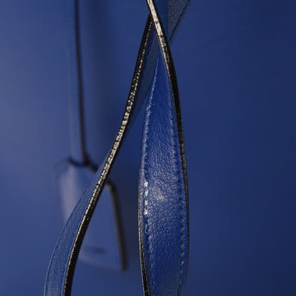 Saint Laurent Calfskin Large Shopping Tote Ultramarine 9 of 9