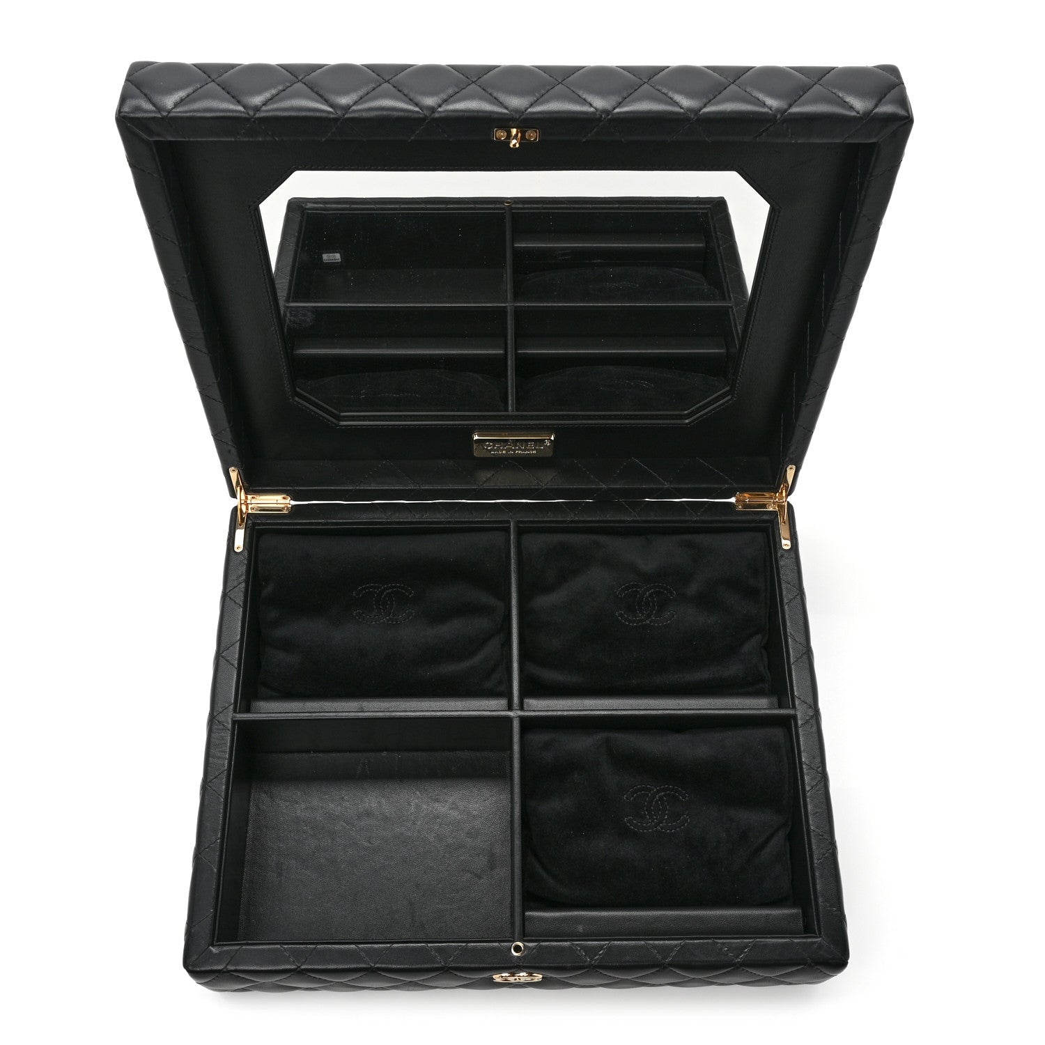 Chanel Lambskin Calfskin Tweed Success Story Set of 4 Minis Bags Black 15 of 47