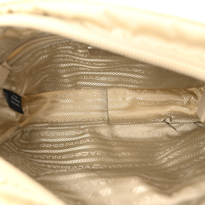 Prada Re-Nylon Vela Saffiano Pocket Double Zip Shoulder Bag Deserto 5 of 10