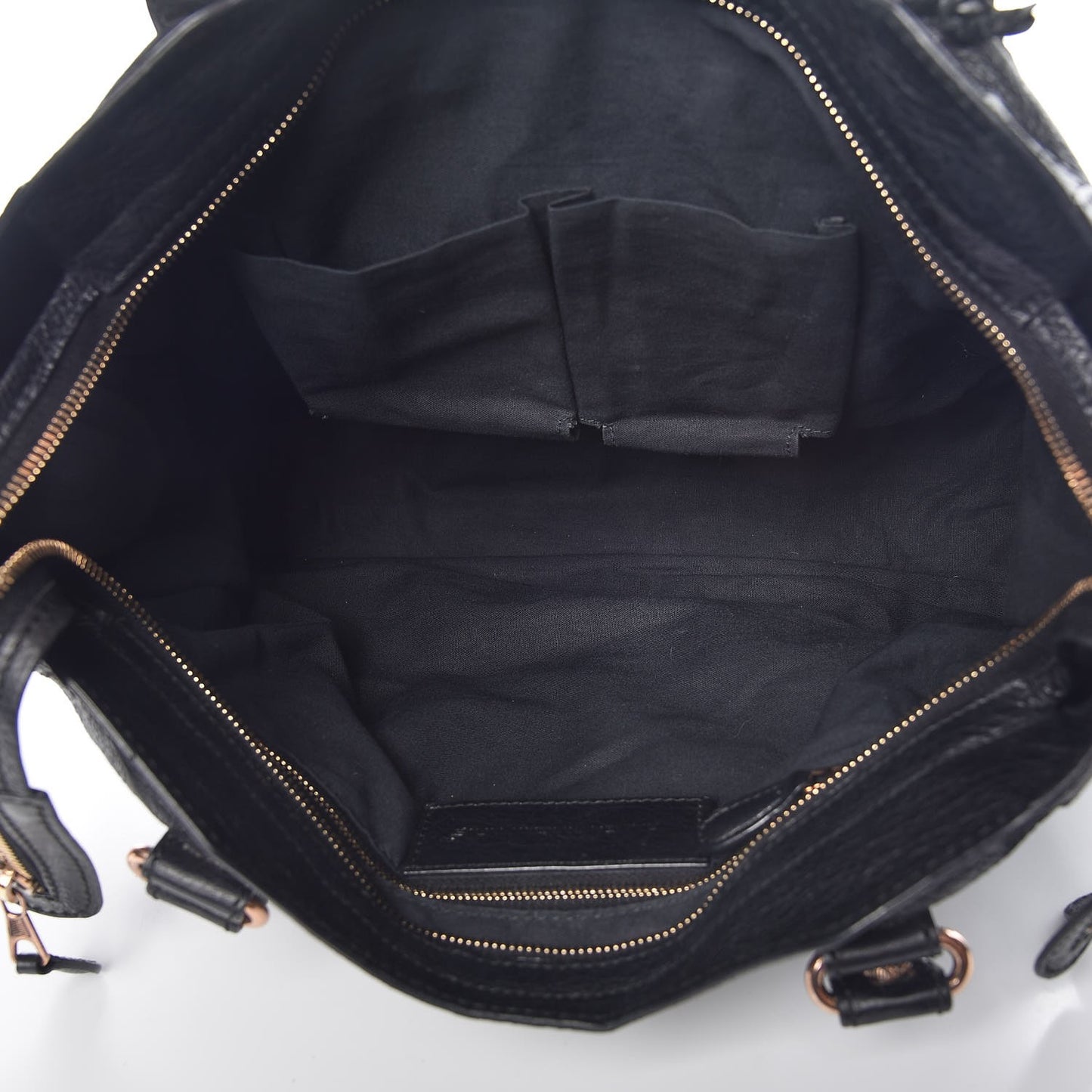 Agneau Giant 12 Rose Gold Hardware City Black