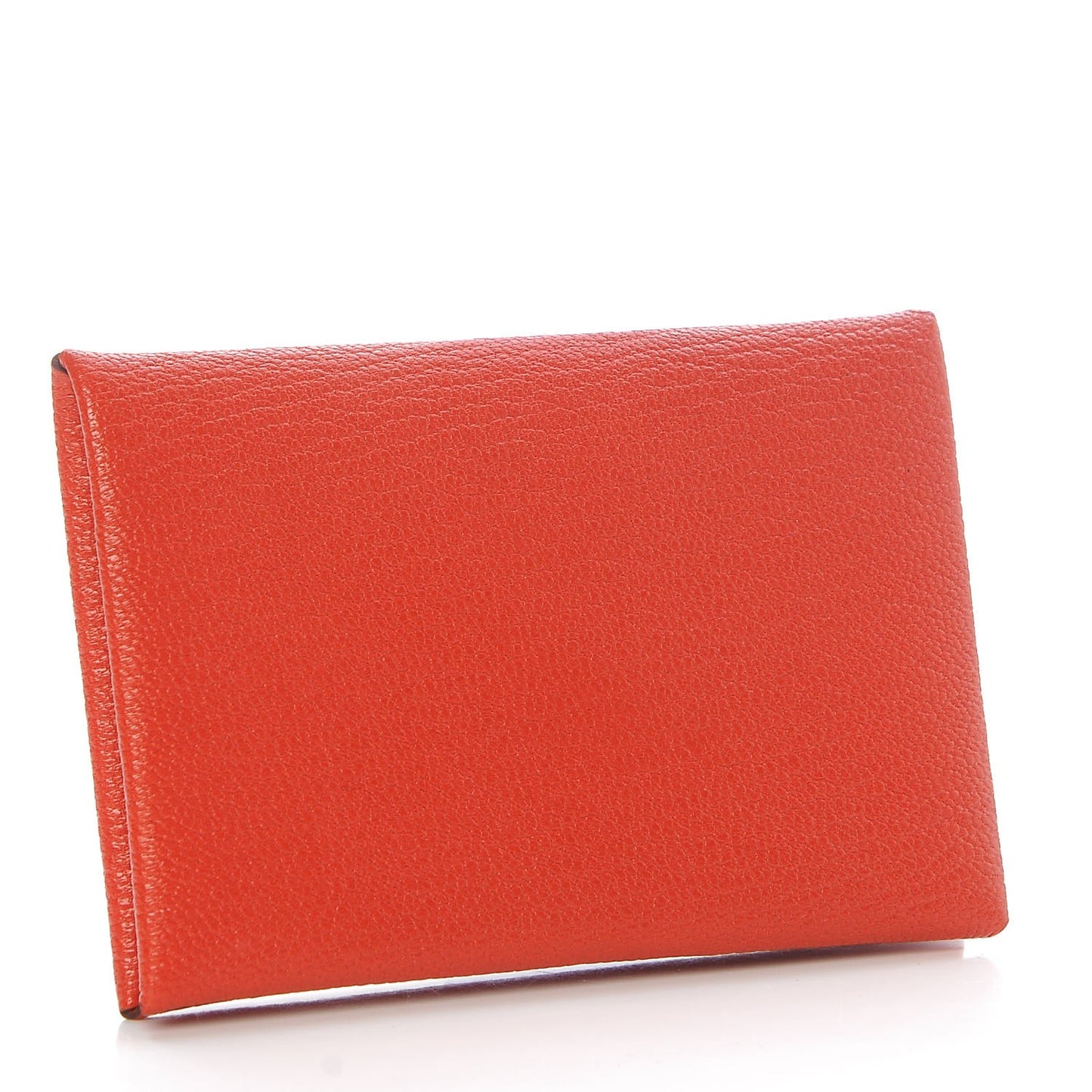 Chevre Mysore Calvi Card Case Capucine