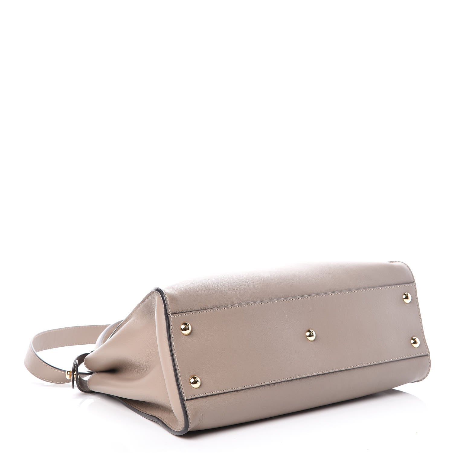 Fendi Vitello Seta Plexiglass Tortoise Medium Peekaboo Iconic Satchel Tortora 4 of 9