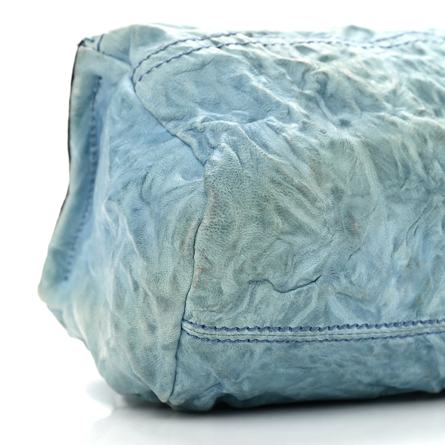 Tumbled Sheepskin Mini Pandora Sky Blue