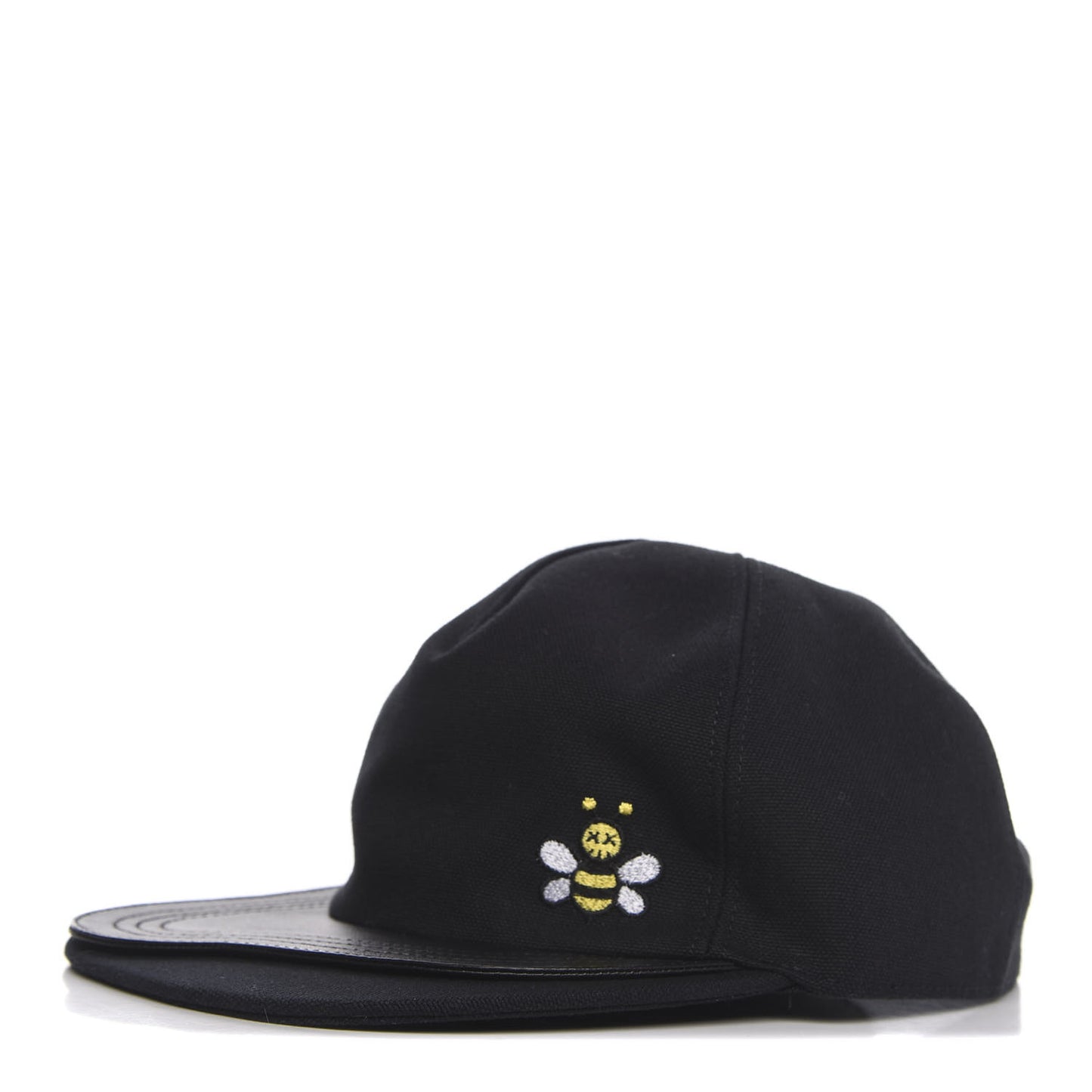 X KAWS Cotton Sheepskin Embroidered Baseball Hat Black