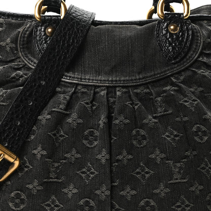Louis Vuitton Denim Neo Cabby GM Black 6 of 8