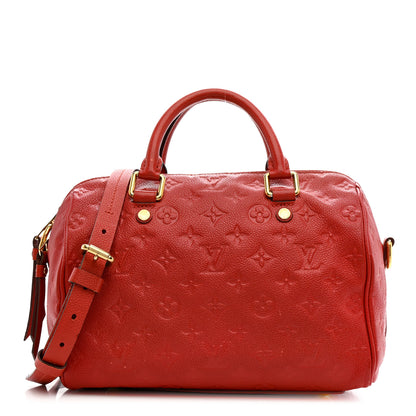 Louis Vuitton Empreinte Speedy Bandouliere 25 Cherry 1 of 21