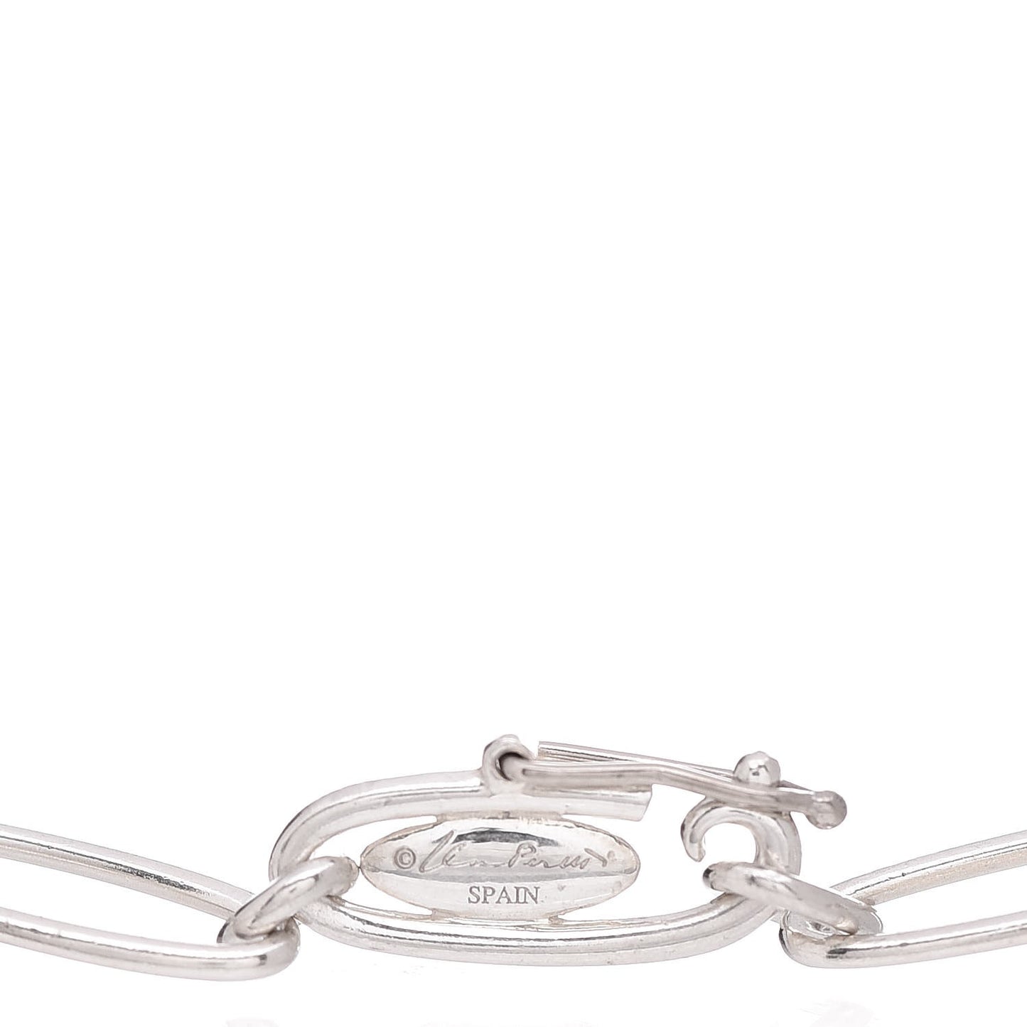 Sterling Silver Elsa Peretti Full Heart Bracelet