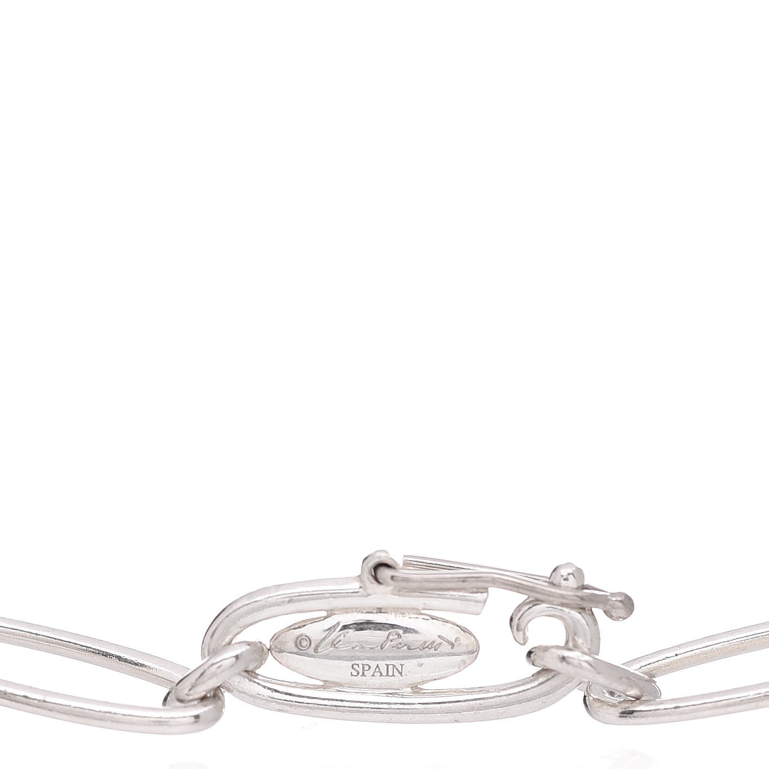 Tiffany Sterling Silver Elsa Peretti Full Heart Bracelet 12 of 13
