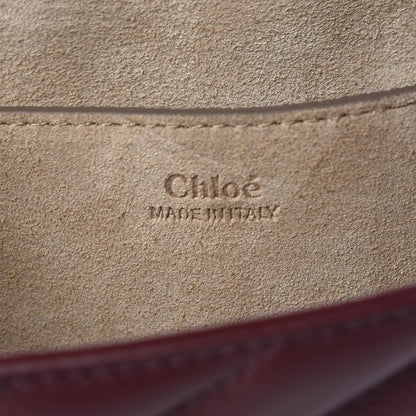 Chloe Calfskin Quilted Mini Drew Bijou Shoulder Bag Burnt Brown 7 of 8