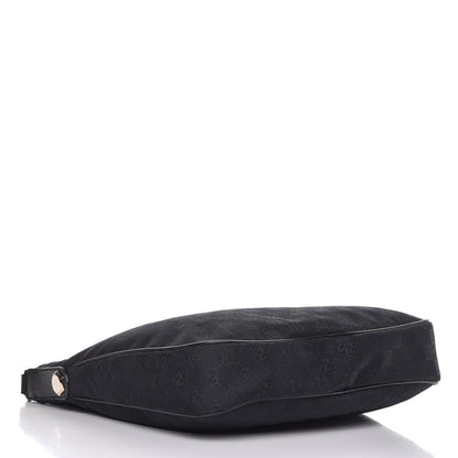 Gucci Monogram Medium Charmy Hobo Black 4 of 7