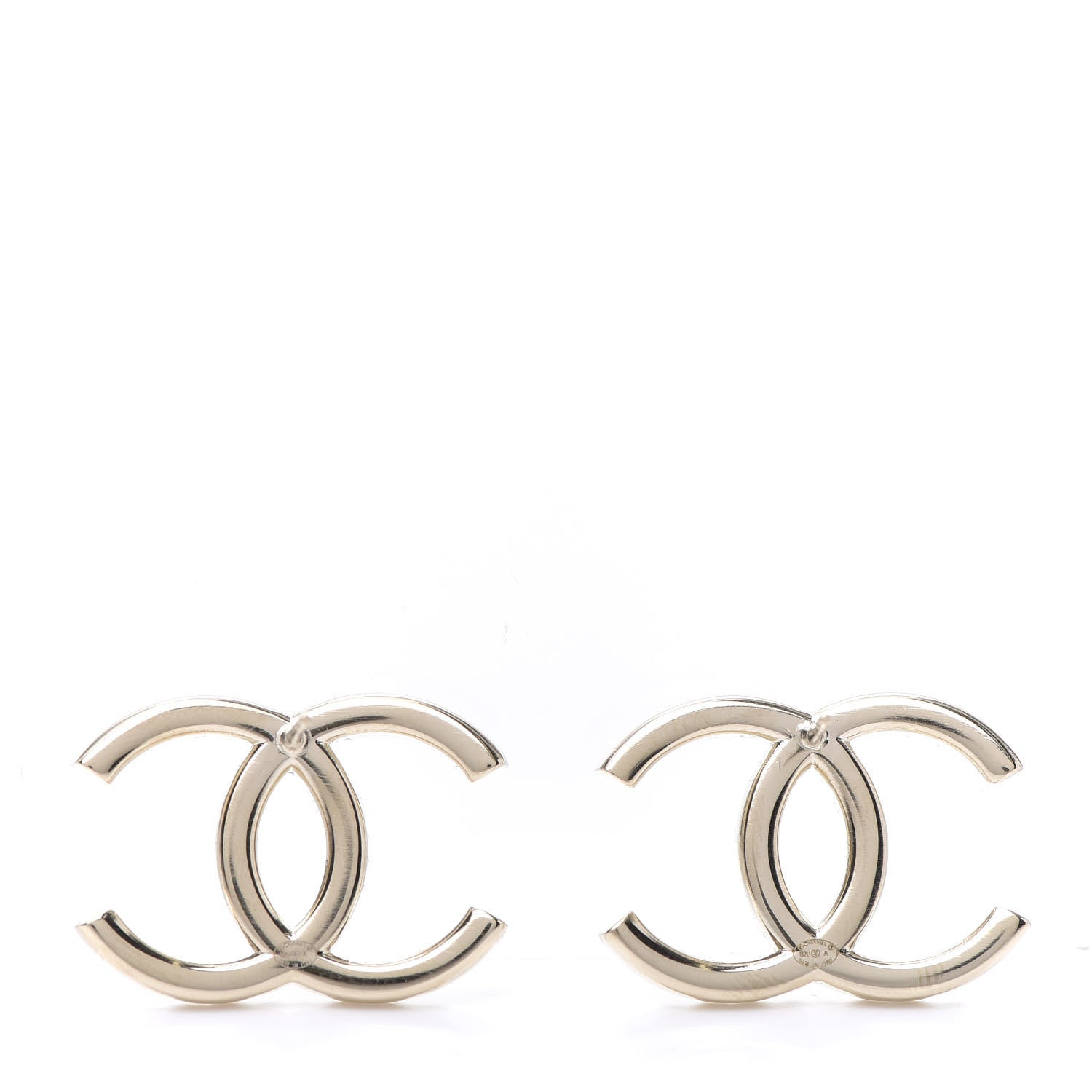 Chanel Baguette Crystal High Society CC Earrings Gold 3 of 5