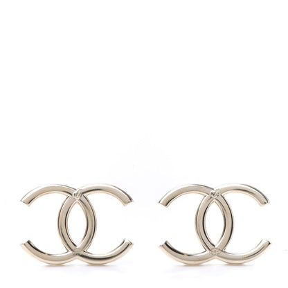 Chanel Baguette Crystal High Society CC Earrings Gold 3 of 5