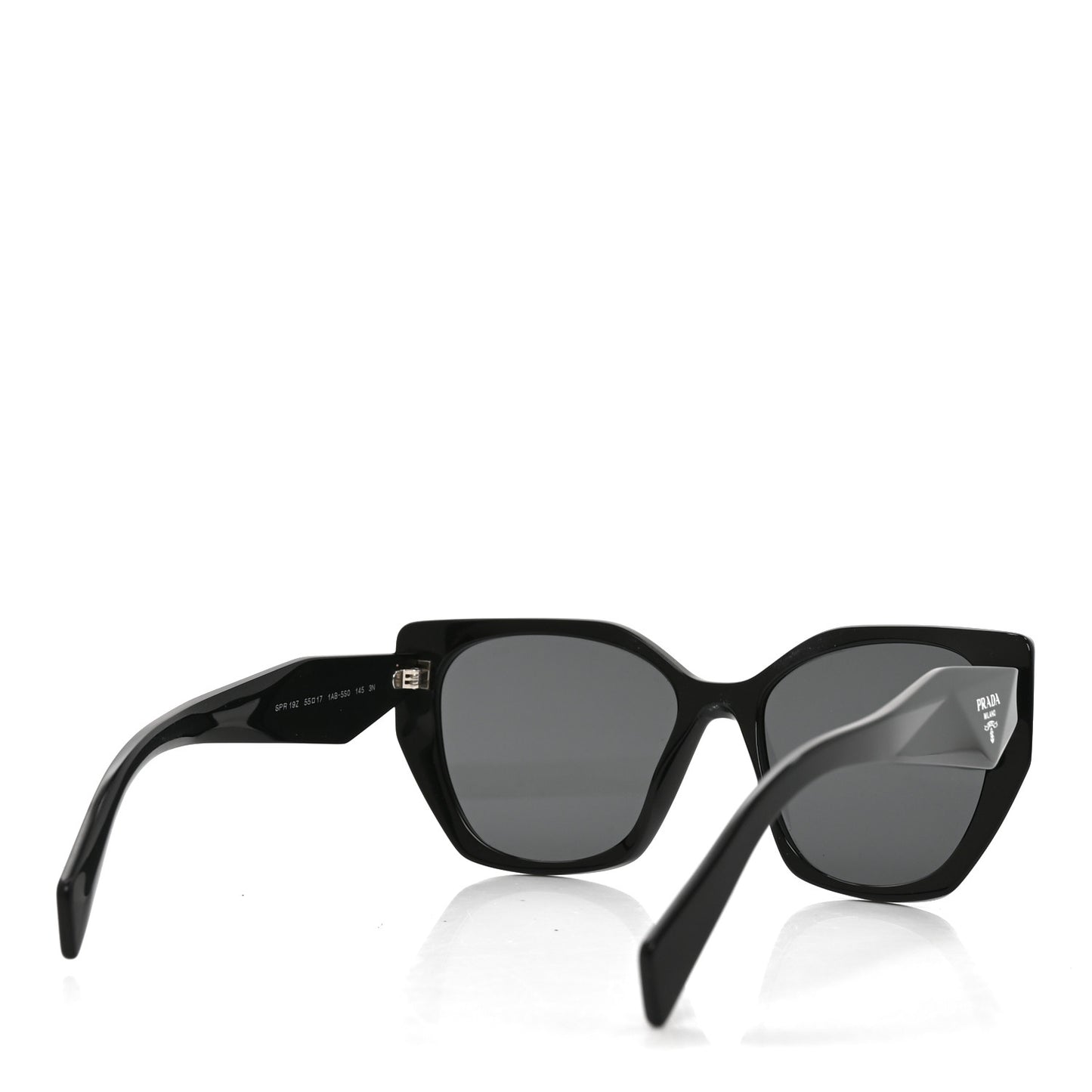 Acetate Symbole Sunglasses SPR 19Z Black