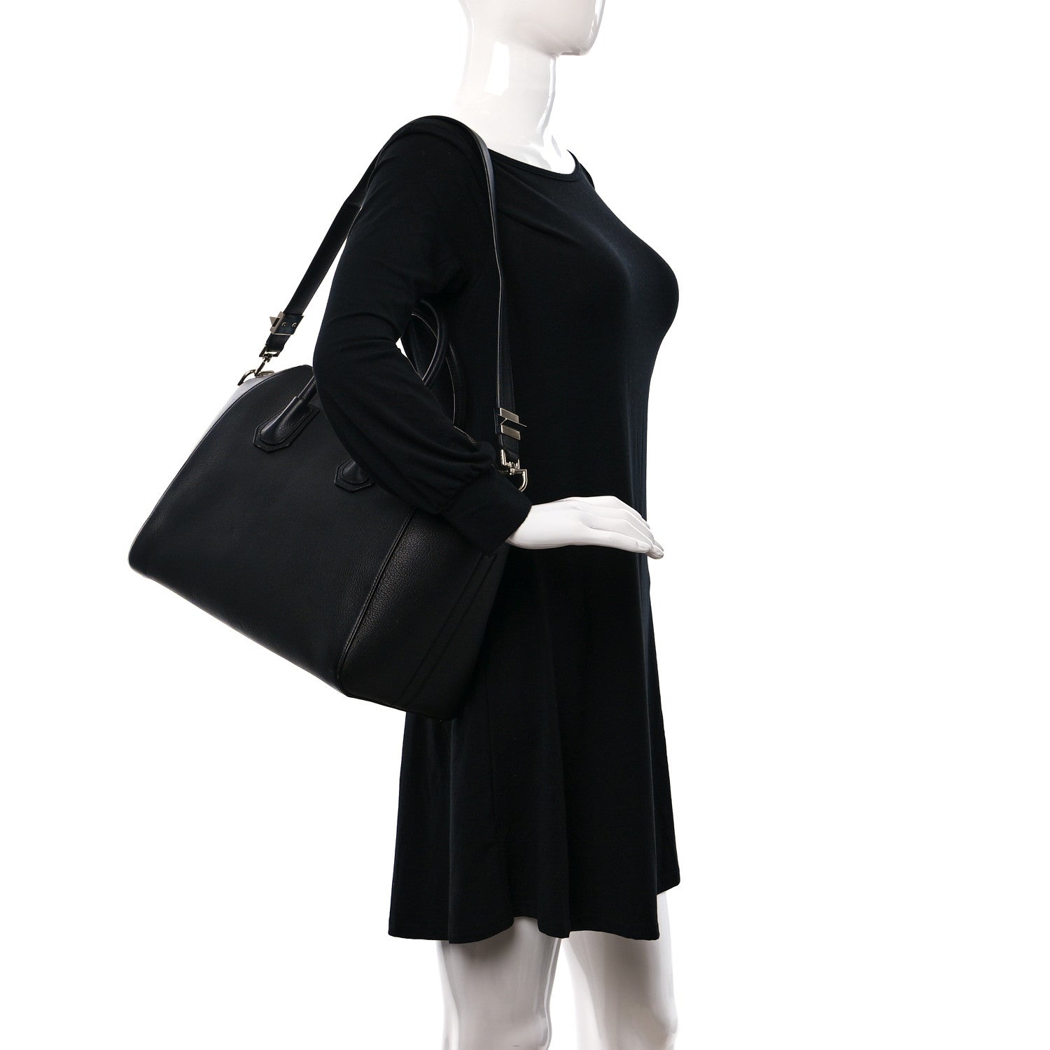 Givenchy Sugar Goatskin Medium Antigona Black 2 of 11
