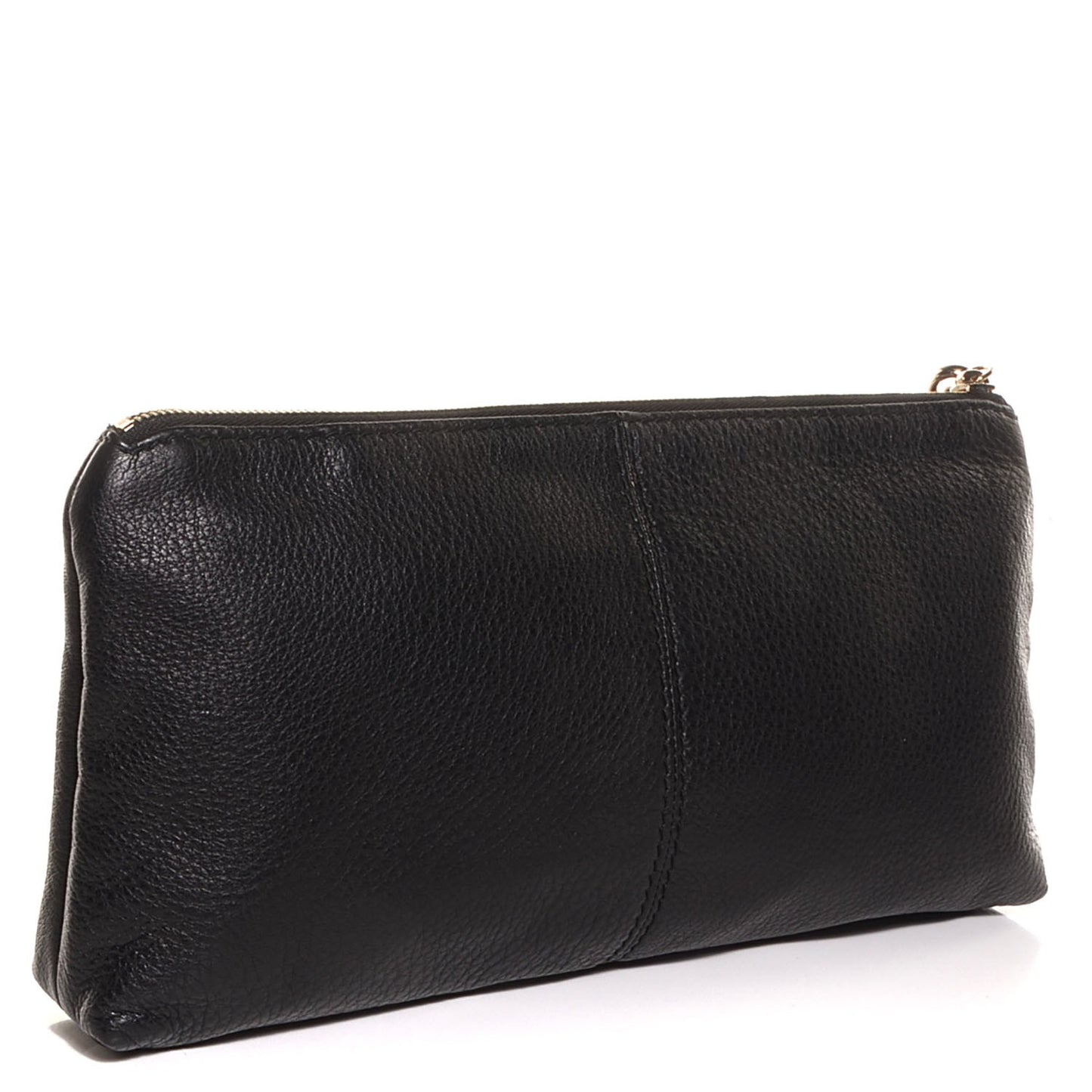 Deerskin Sienna Small Clutch Black