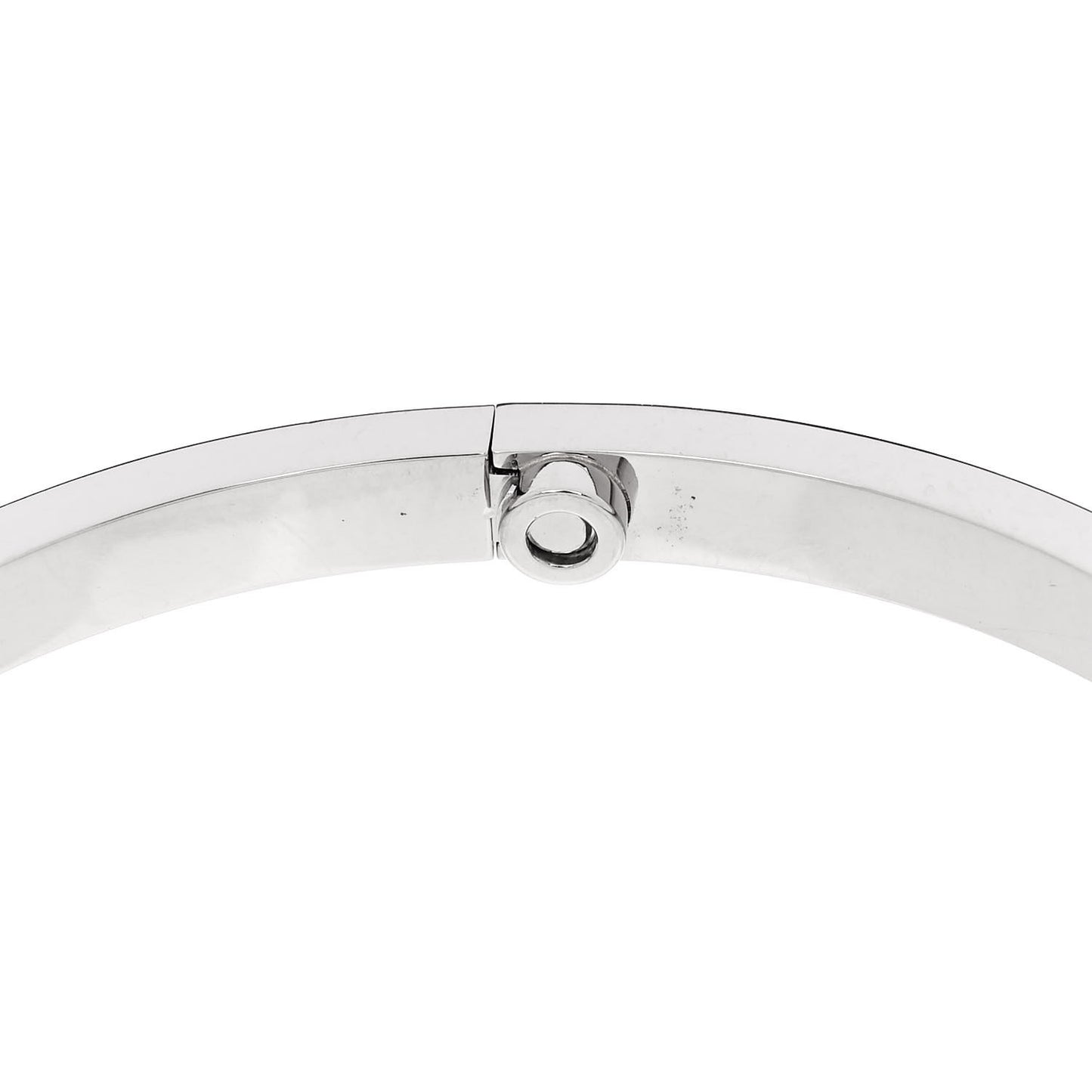 18K White Gold Small LOVE Bracelet 17
