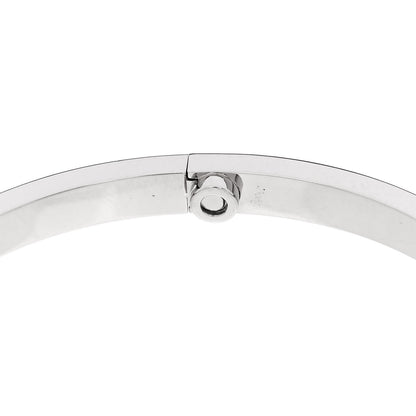 Cartier 18K White Gold Small LOVE Bracelet 17 7 of 8