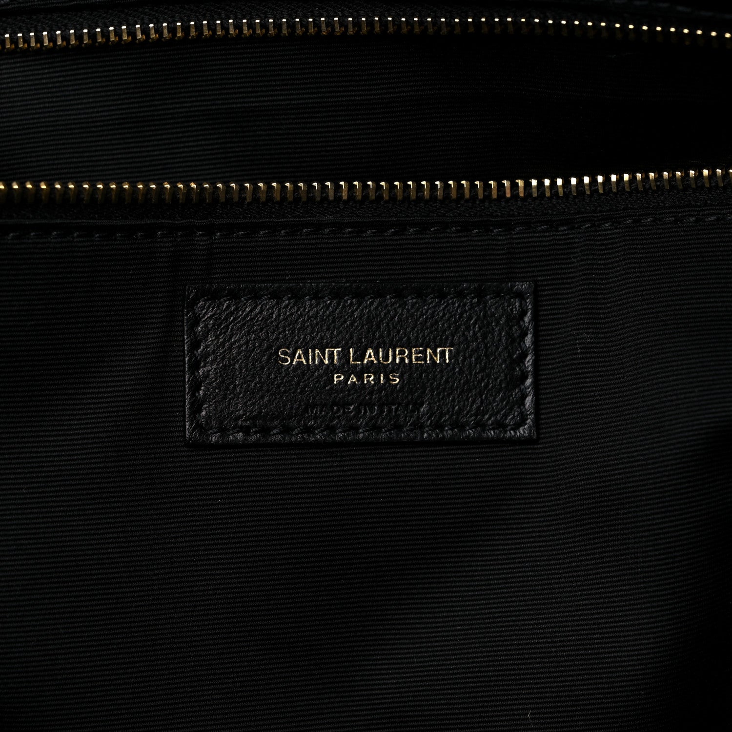 Saint Laurent Lambskin Quilted Maxi Icare Shopping Tote Black 6 of 10