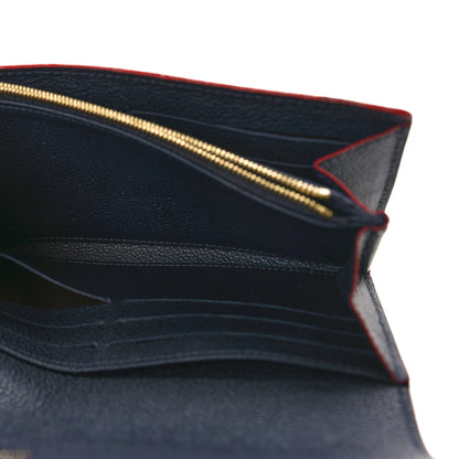 Louis Vuitton Empreinte Sarah Wallet NM Marine Rouge 5 of 9