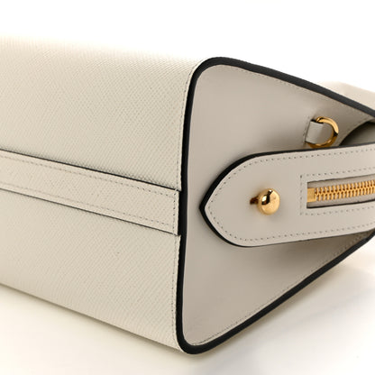 Prada Saffiano Cuir Small Kristen White 10 of 10
