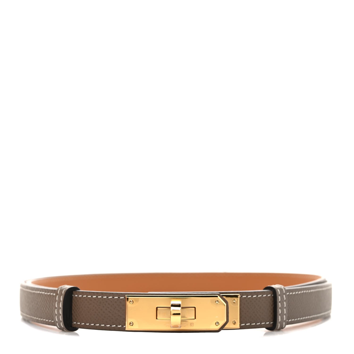 Hermes Epsom Kelly Belt Etoupe 1 of 6