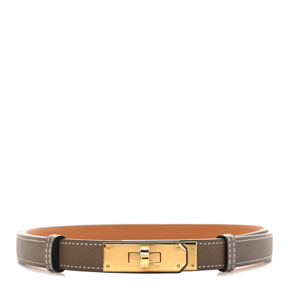 Hermes Epsom Kelly Belt Etoupe 1 of 6