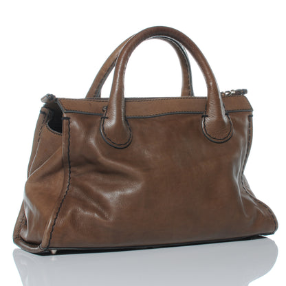 Chloe Leather Edith Satchel Muscade 3 of 8