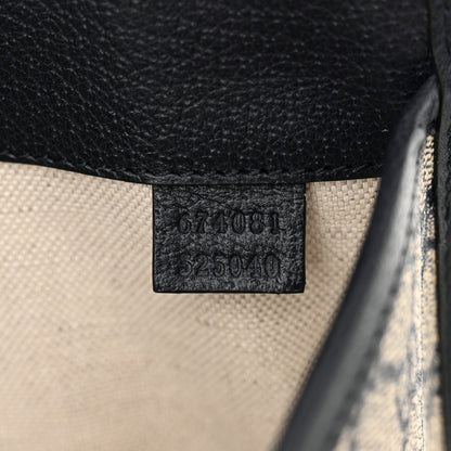 Gucci GG Supreme Monogram Web Small Ophidia Belt Bag 90 36 Beige Navy 7 of 11