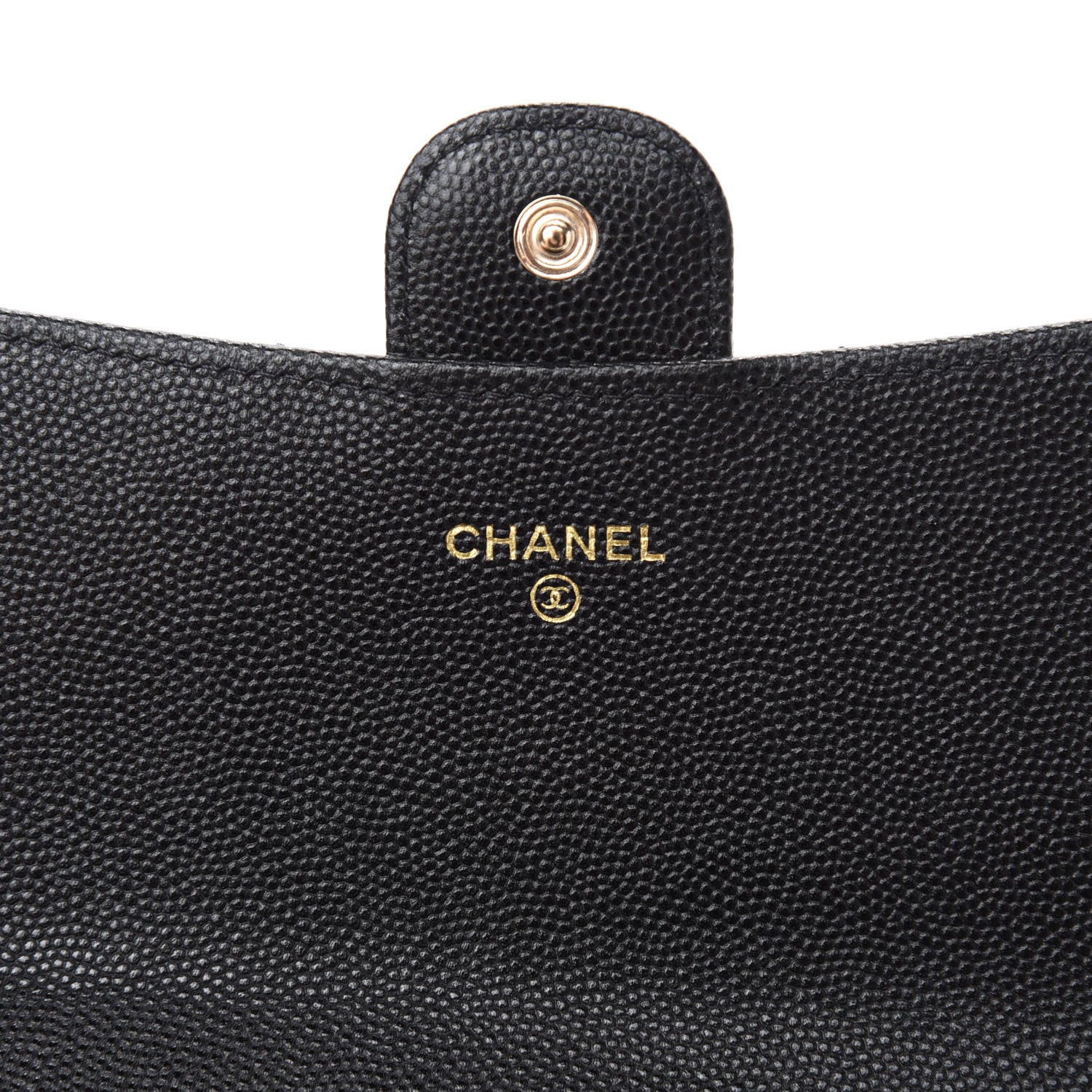 Chanel Caviar Quilted Phone Holder Wallet on Removable Chain Black 8 of 12